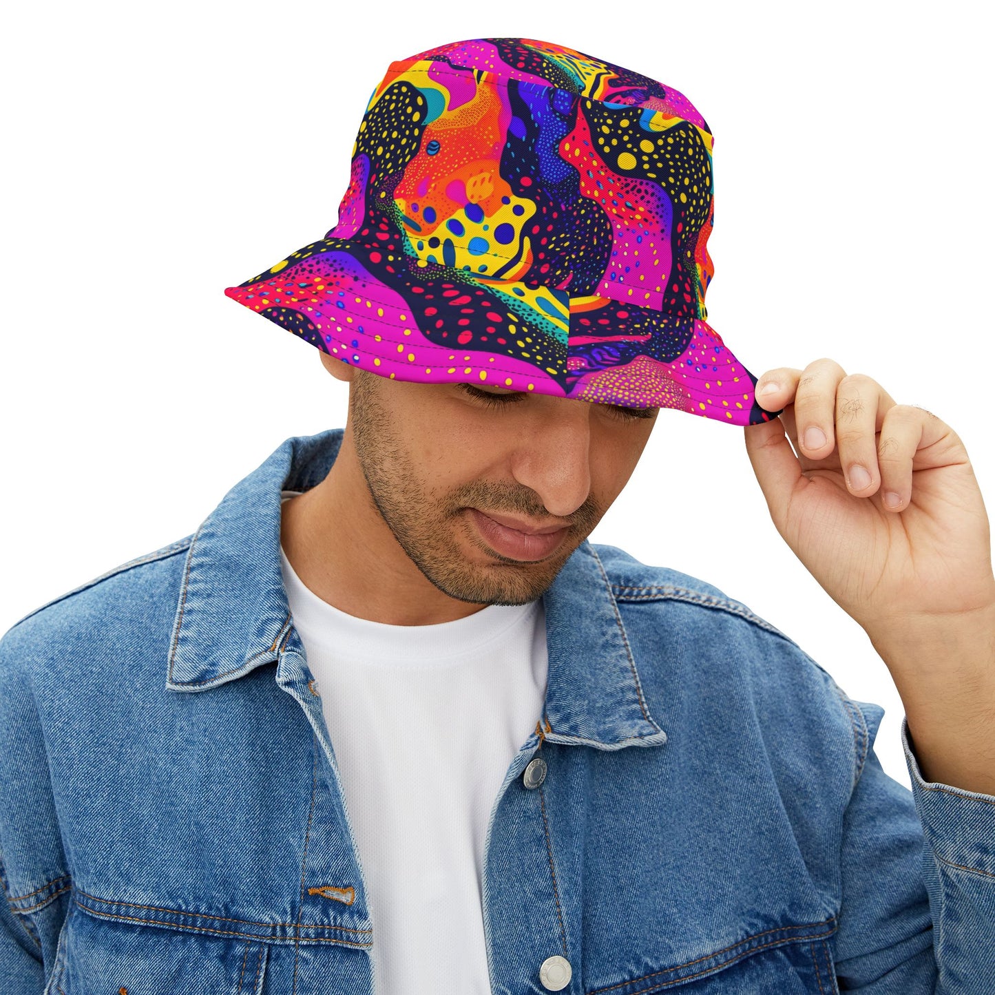 Psychedelic Bucket Hat: Cosmic Trip