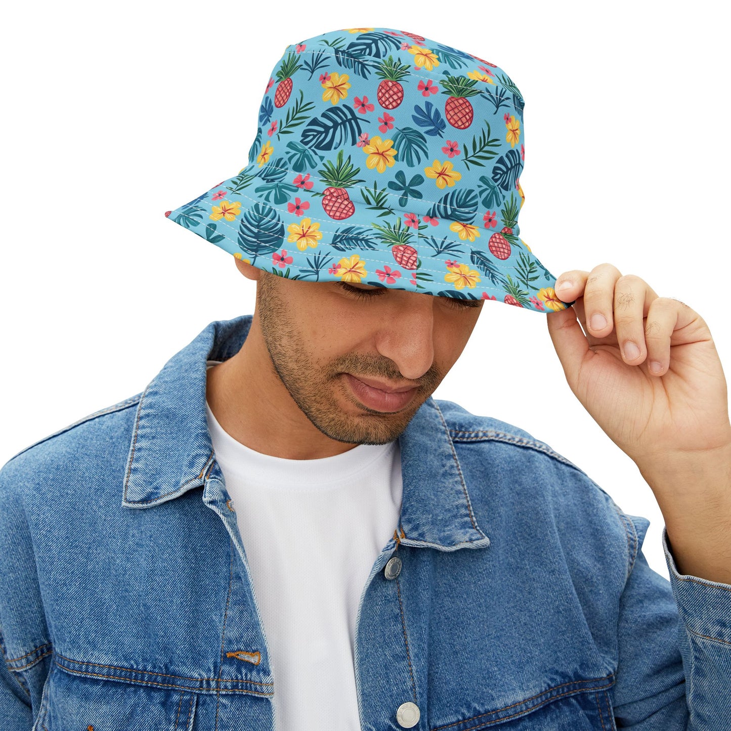 Pineapple Bucket Hat: Oceanic Oasis