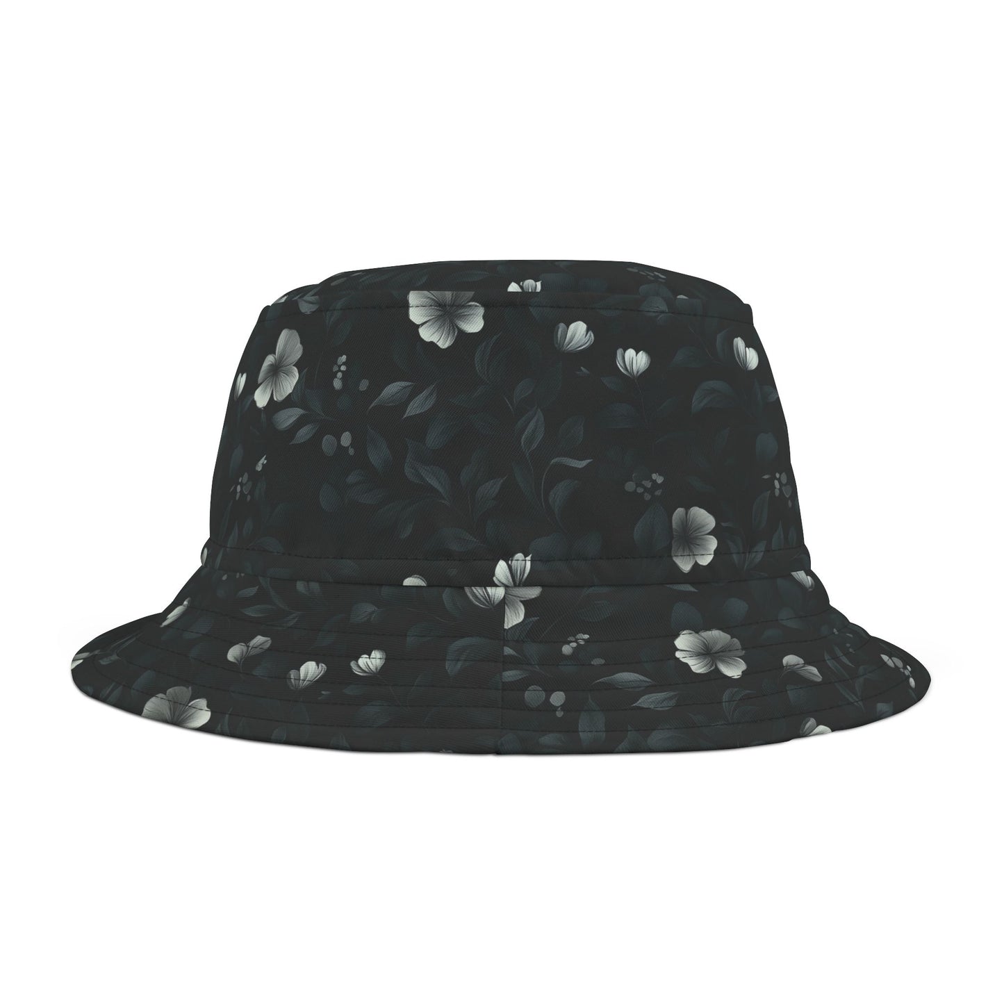 Floral Bucket Hat: Shadow Bloom