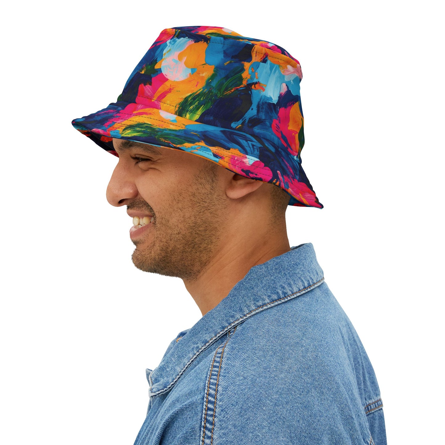 Abstract Bucket Hat: Artistic Art