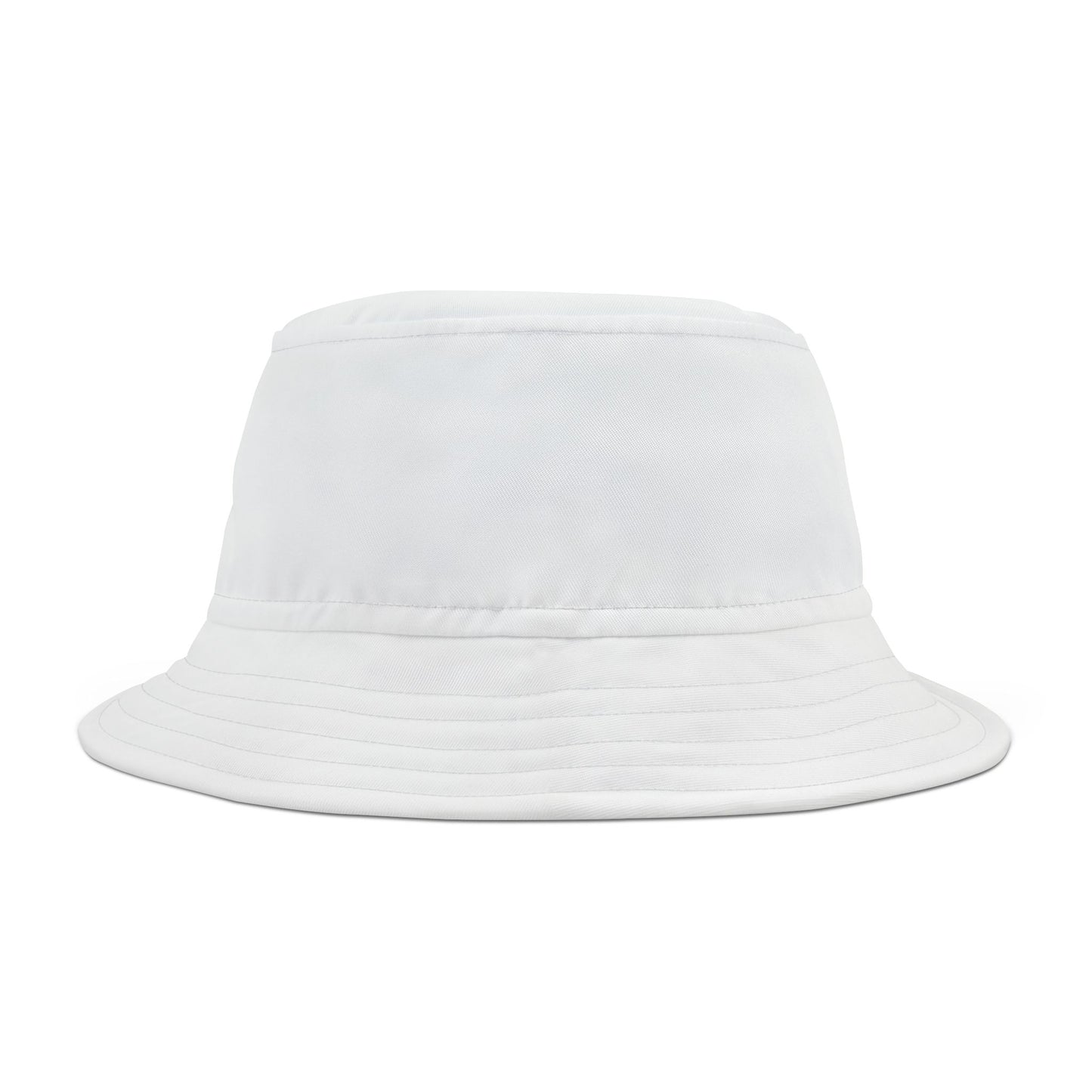 Plain Bucket Hat: Plain White