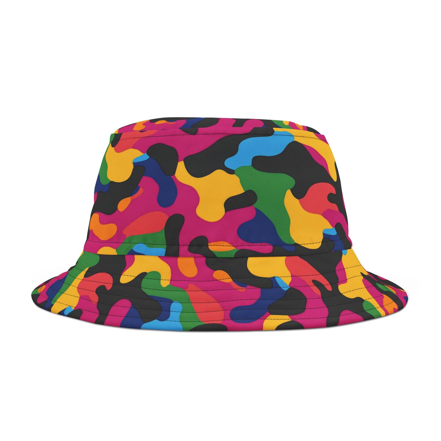 Camo Bucket Hat: Color Clash