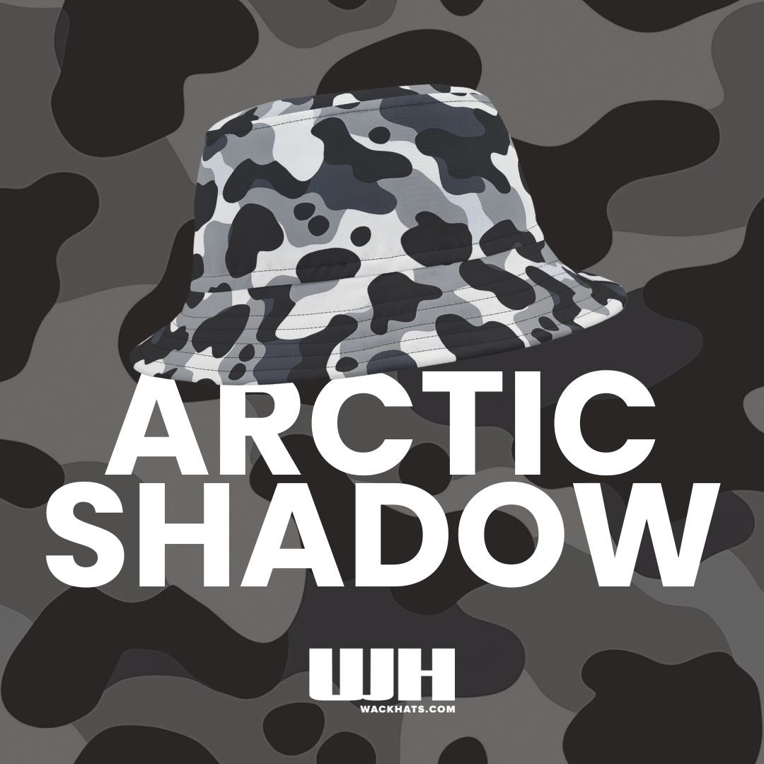 Camo Bucket Hat: Arctic Shadow