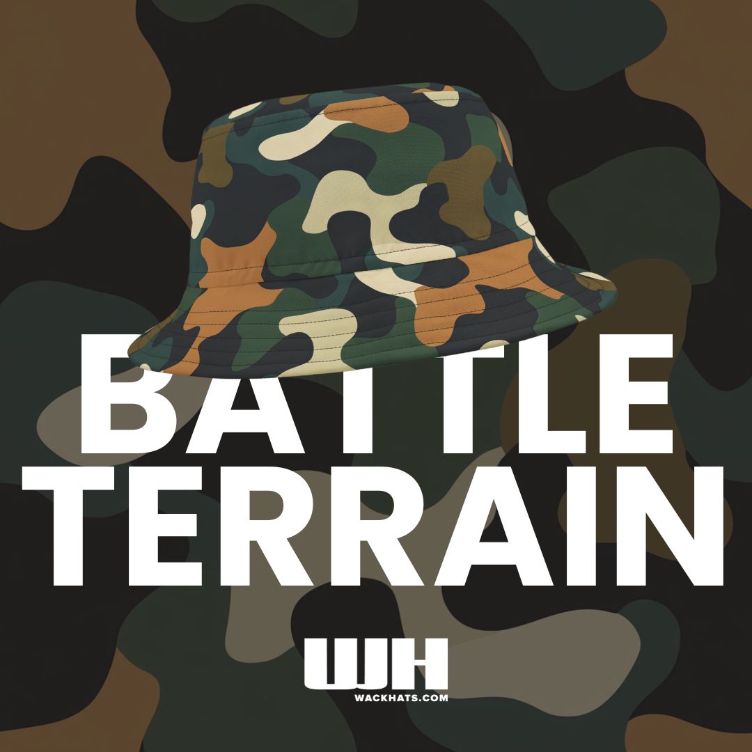 Camo Bucket Hat: Battle Terrain