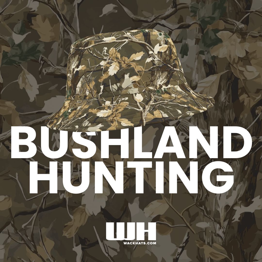 Camo Bucket Hat: Bushland Hunting