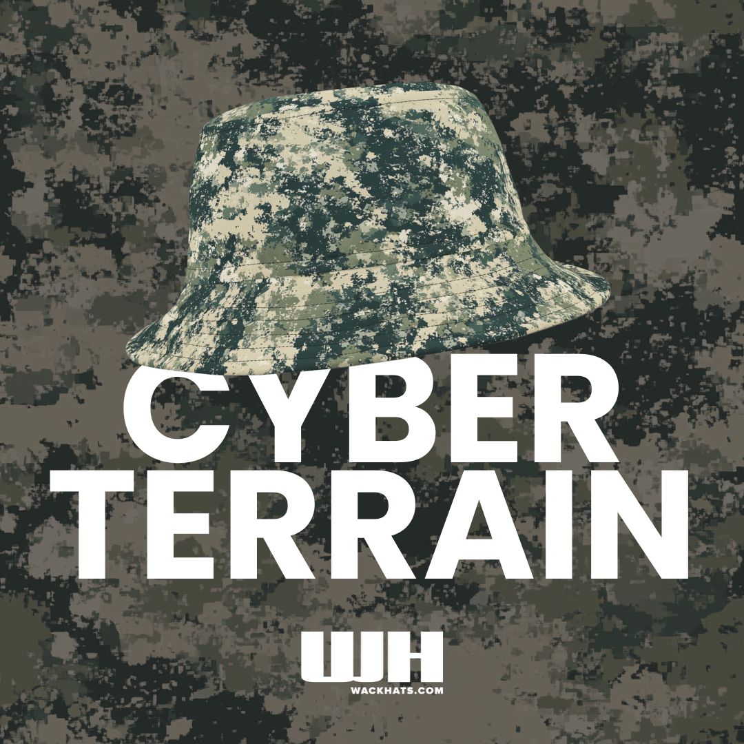 Camo Bucket Hat: Cyber Terrain