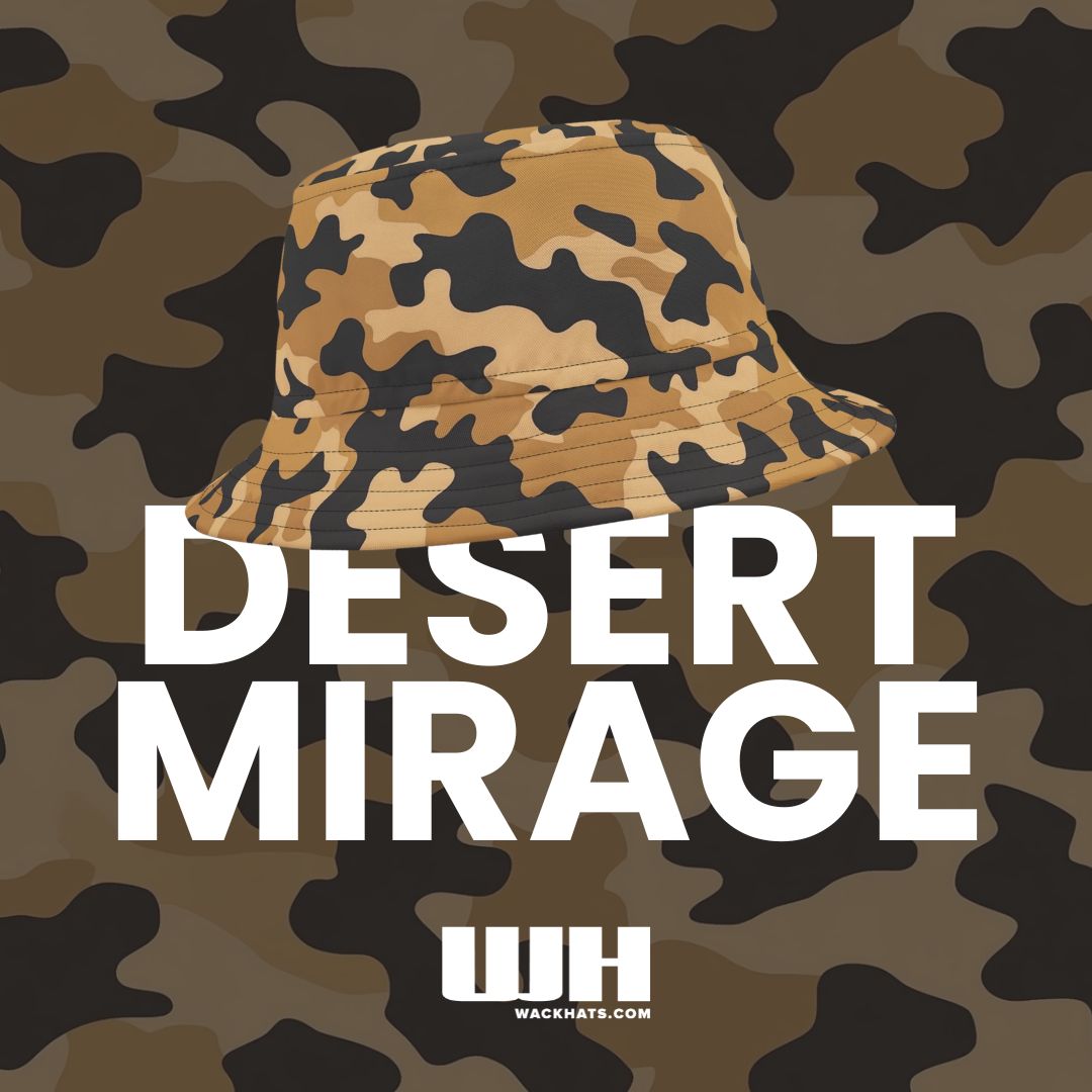 Camo Bucket Hat: Desert Mirage