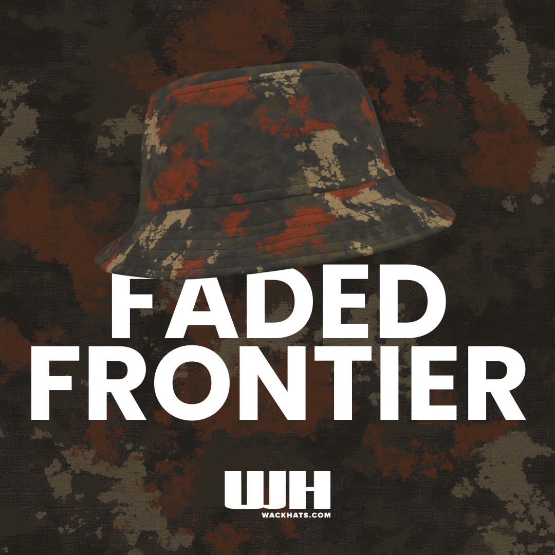 Camo Bucket Hat: Faded Frontier