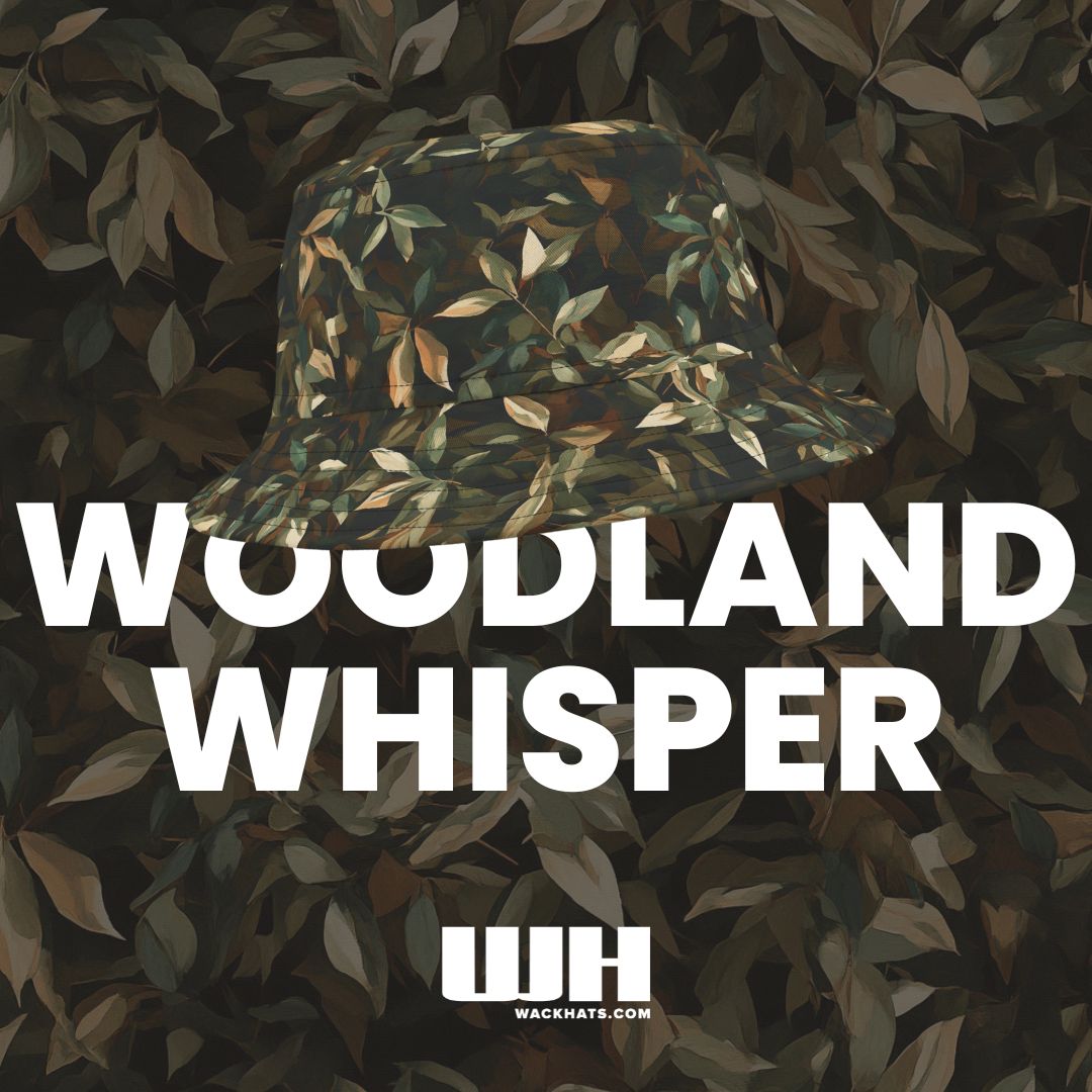 Camo Bucket Hat: Woodland Whisper