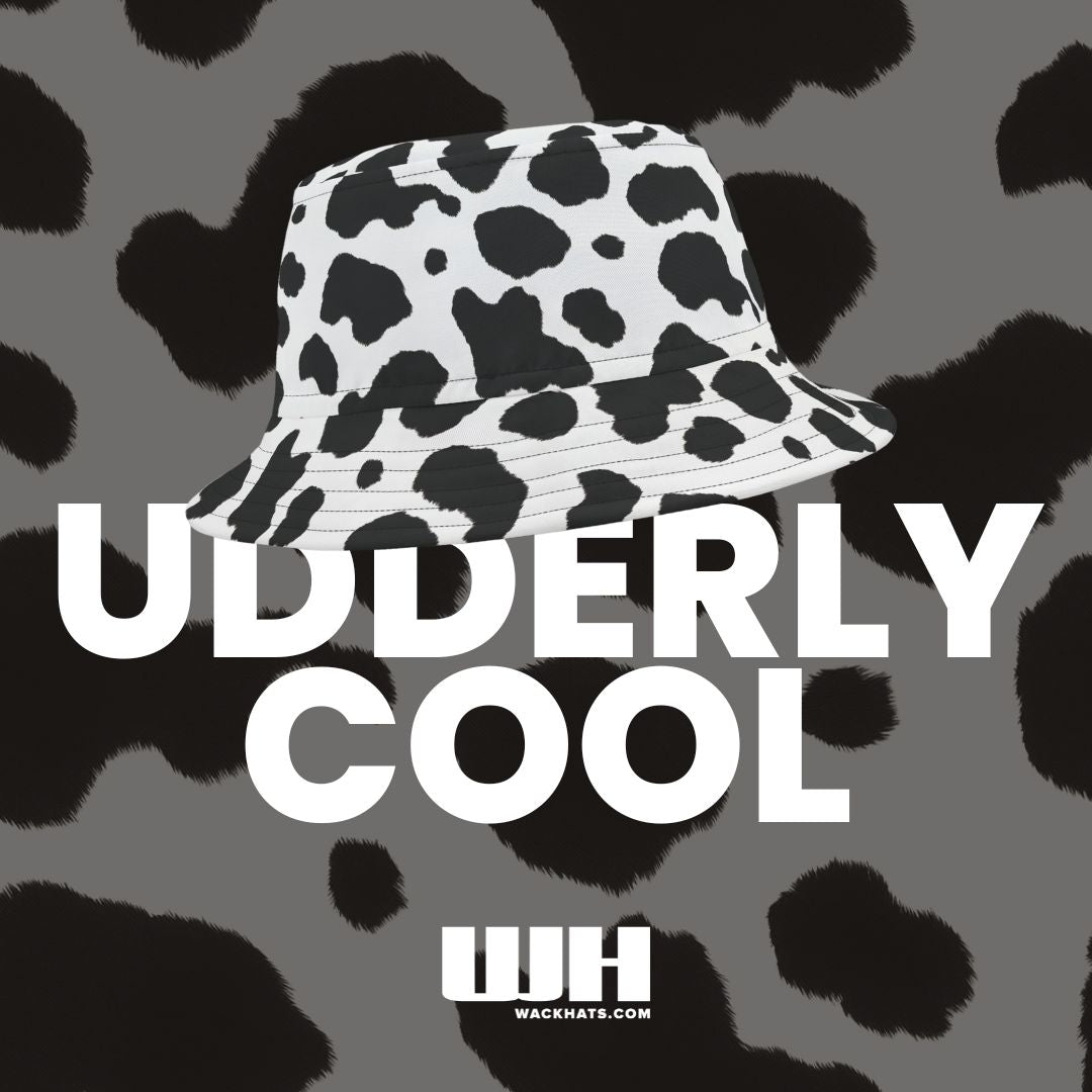 Cow Print Bucket Hat: Udderly Cool