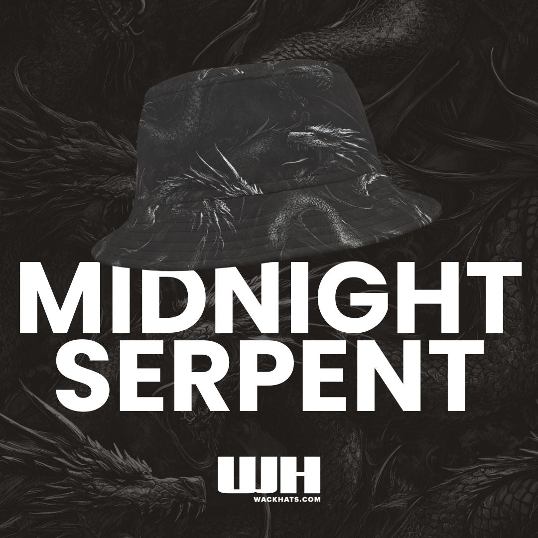 Dragon Bucket Hat: Midnight Serpent