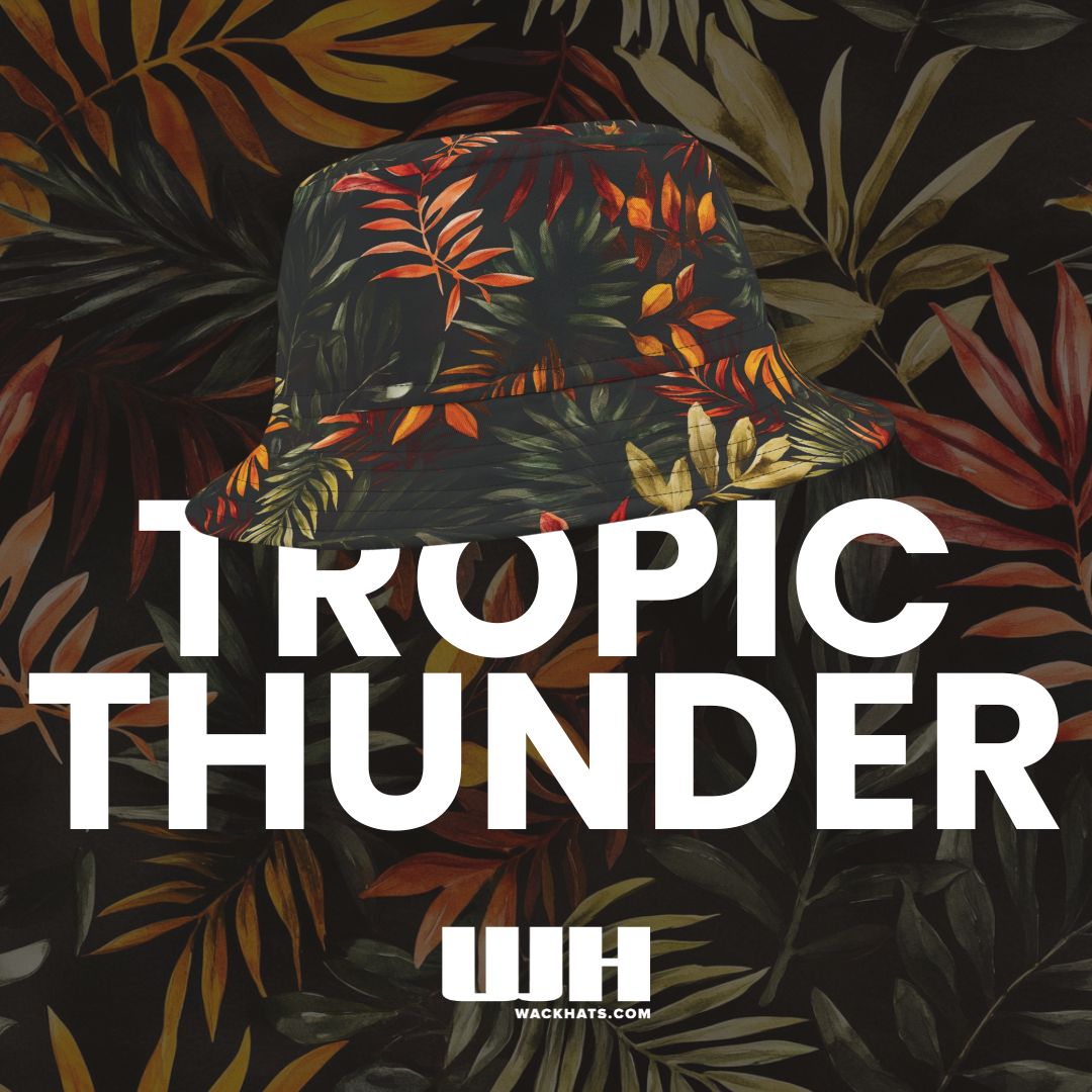 Floral Bucket Hat: Tropic Thunder