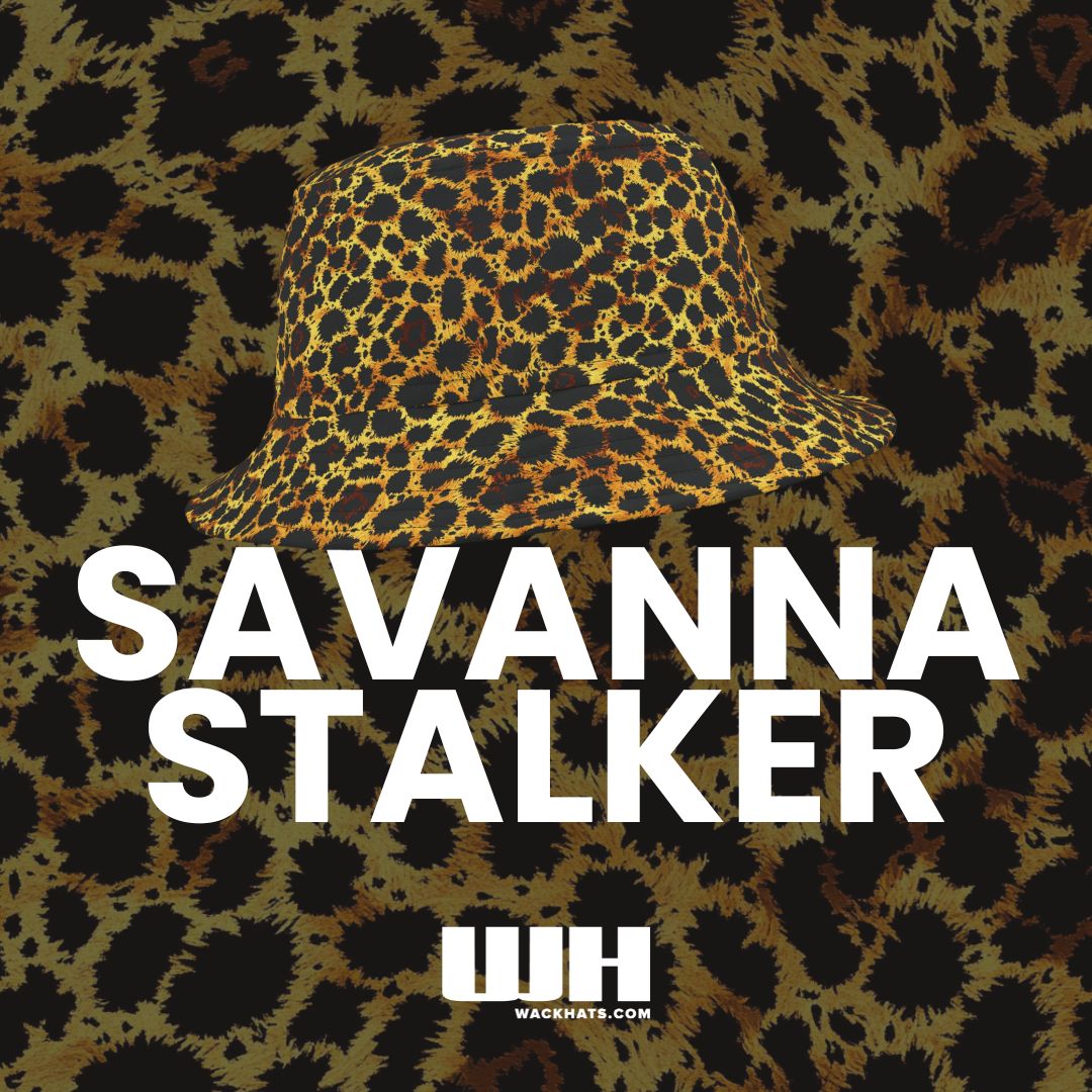 Leopard Print Bucket Hat: Savanna Stalker