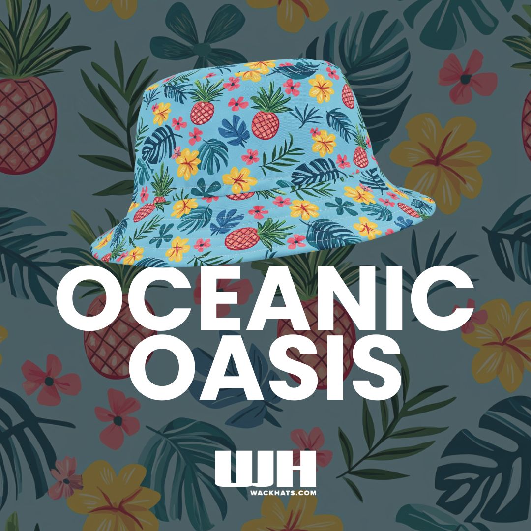 Pineapple Bucket Hat: Oceanic Oasis