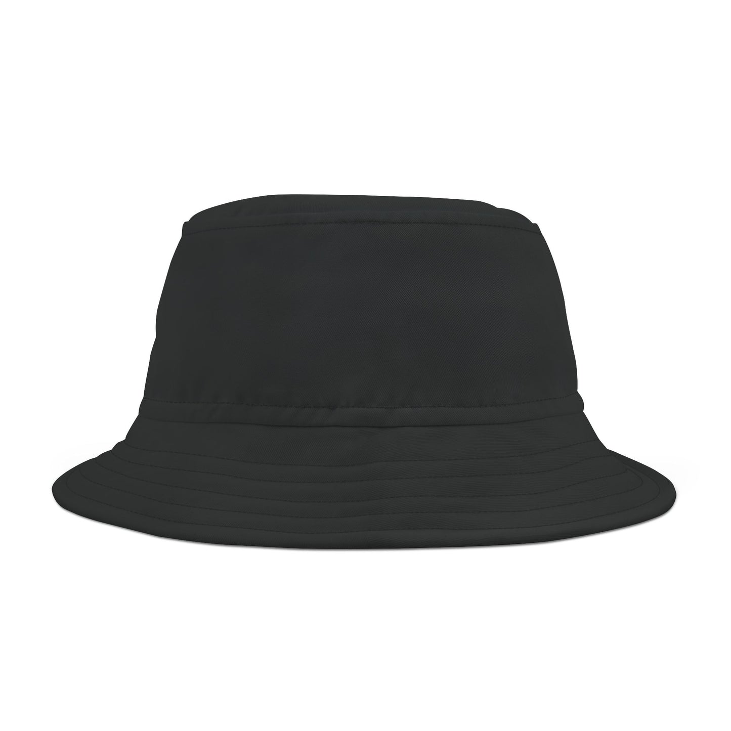 Plain Bucket Hat Plain Black Right Black