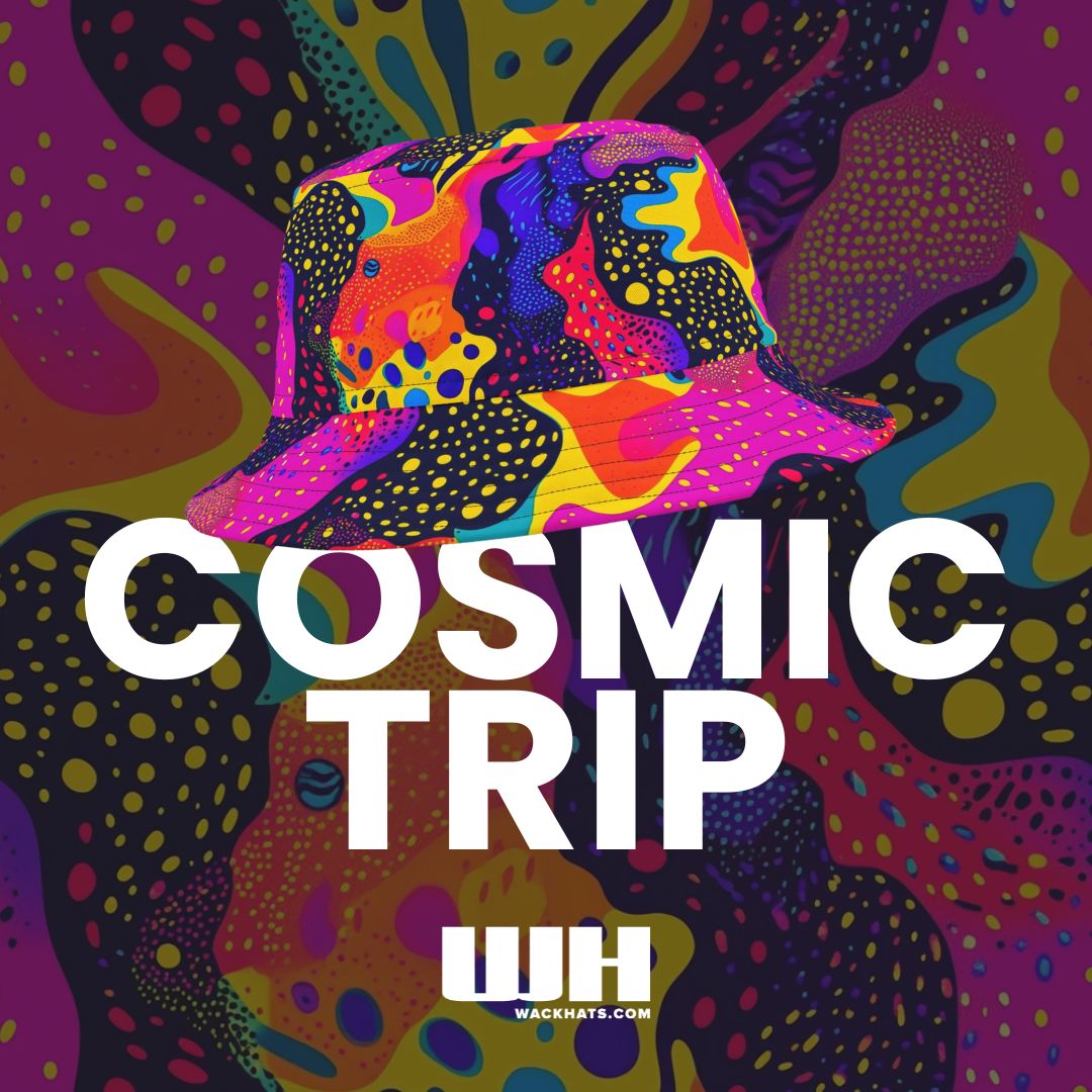 Psychedelic Bucket Hat: Cosmic Trip