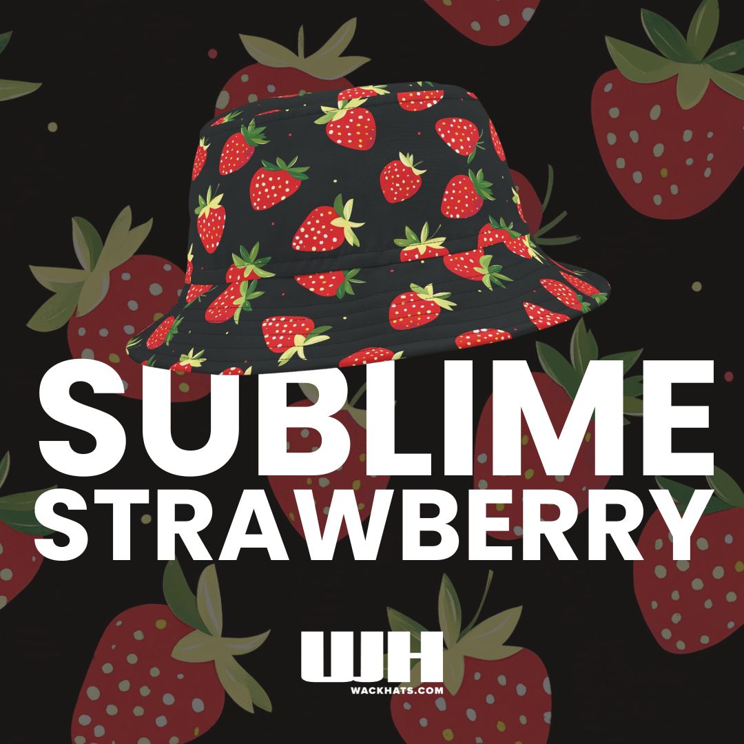 Strawberry Bucket Hat: Sublime Strawberry